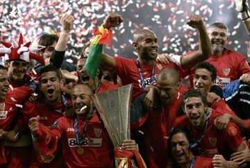 Europa League. Equipo: Sevilla| Año: 2005/06 y 2006/07