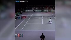¡Nunca visto! El genial punto que ocurrió en tenis en silla de ruedas