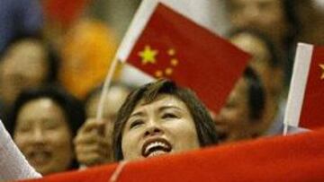<b>SIEMPRE CON APOYO.</b> La selección China siempre ha recibido el calor de su público.