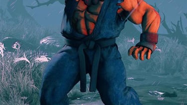 Akuma es una bestia en Street Fighter V