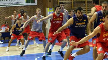 Concentración de la Selección.