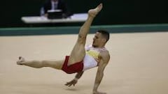 El atleta espa&ntilde;ol N&eacute;stor Abad durante prueba clasificatoria por equipos.