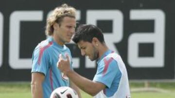 Valerón contra el Atleti