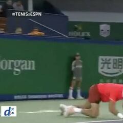 La absurda jugada en la que Del Potro se rompió la rótula