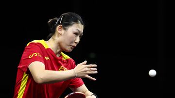 María Xiao en el partido con la francesa Jia Nan Yuan.