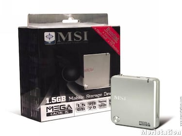 MSI presenta un disco duro externo de 1.5 GB