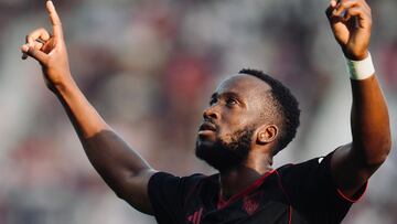 Lukebakio, tras marcar en Toulouse con el Sevilla.