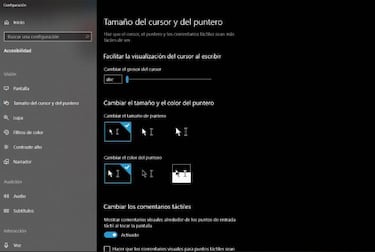 Trucos Windows 10: cómo personalizar el puntero del ratón
