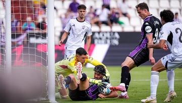 Partido de la jornada 06 de la Segunda División 2025-2026 de la liga de fútbol española, Liga Hypermotion, entre Albacete-Valladolid disputado el 21/09/2025 en el Carlos Belmonte. Foto Josema Moreno