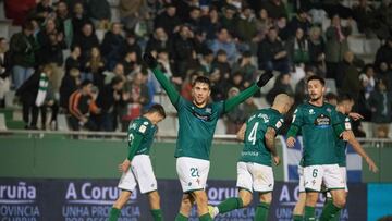 Iker Losada, jugador del Racing de Ferrol.