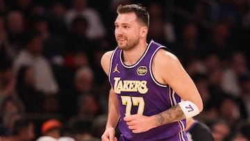 The Sixers gave the Lakers trouble until the very end, with Luka Doncic not playing in the second half due to a muscle strain in his leg.