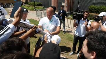 Locura en UCLA con el Real Madrid: "¡Zizou, Zizou, Zizou!"