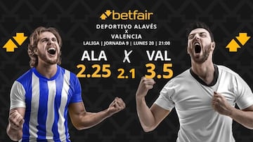 Deportivo Alavés vs. Valencia CF: horario, dónde ver, pronósticos y clasificación