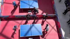 Las imágenes del primer Interescolar de tenis de mesa en Mall Florida Center