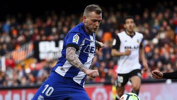 Guidetti con el Alavés.