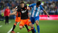 Málaga - Valencia: LaLiga Santander en directo, jornada 24