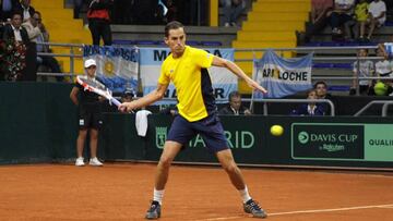 En vivo online Colombia vs Argentina en vivo online, jornada 1 con los partidos Daniel Gal&aacute;n vs Leonardo Mayer, Santiago Giraldo vs Juan Ignacio Londero.