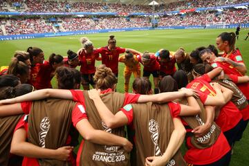 En el Mundial de 2019 celebrado en Francia la Selección española femenina llegó a octavos de final. Cayó ante Estados Unidos 1-2 tras dos goles de penalti de Megan Rapinoe. 