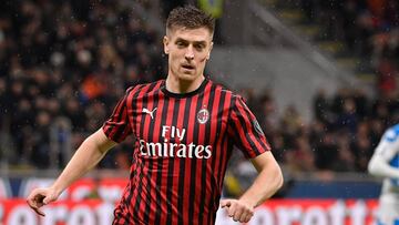 Piatek, con el Mil&aacute;n. 