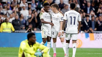 14/05/24 PARTIDO PRIMERA DIVISION
REAL MADRID - ALAVES
ALEGRIA GOL 5-0 ARDA GULER