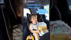 El tierno pedido de un pequeño hincha de Racing a Díaz