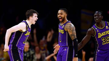 D’Angelo Russell recarga la batería de los desprendidos Lakers