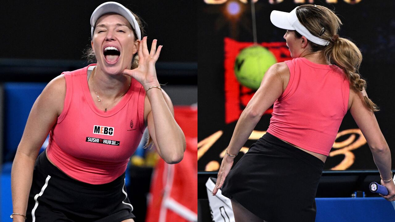 Danielle Collins, desatada: besitos a la grada, palmada en el culo y mensaje a los haters