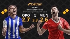 FC Oporto vs. Manchester United: horario, TV, pronósticos, estadísticas y clasificación