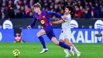 Tommy Marqués, en su debut con el Barça.