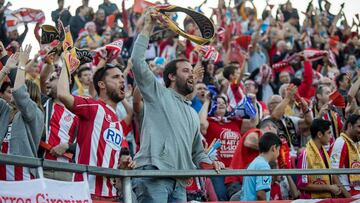 Aficionados del Girona.