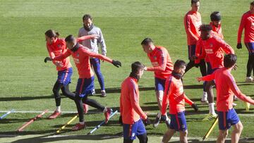 12/02/19
ENTRENAMIENTO DEL ATLETICO DE MADRID EN EL WANDA METROPOLITANO GRUPO