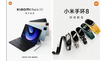 La Xiaomi Band 8 y Xiaomi Pad 6 ya tienen fecha de presentación. ¿Qué podemos esperar?