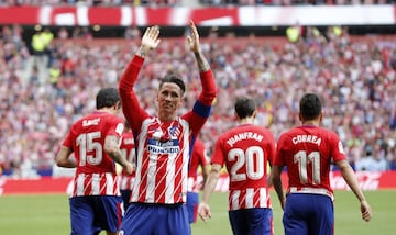 Torres celebra el 1-1.