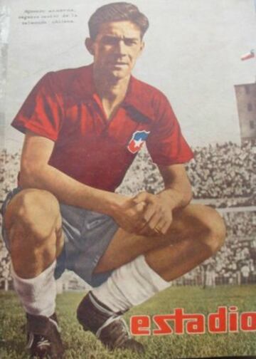 Rodolfo Almeyda es el extranjero nacionalizado que más partidos ha jugado por Chile. 22 cotejos entre 1954 y 1960. Jugaba en Universidad Católica.