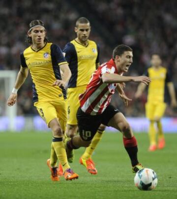 Filipe Luis y De Marcos.