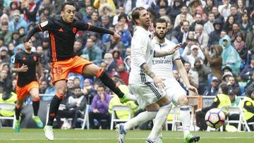 Fabi&aacute;n Orellana fue titular ante Real Madrid.