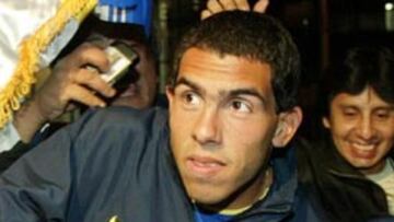 <b>HAN LLEGADO</b>. Tévez encabeza la expedición xeneize en Japón.