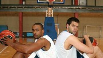 <b>PILARES. </b>Louis Bullock y Felipe Reyes, base para la recuperación anímica del Madrid tras la eliminación europea.