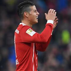 Heynckes: "James ha hecho un gran partido, eso espero de él"