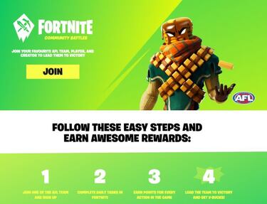 Fortnite: cómo conseguir paVos gratis con Community Battles