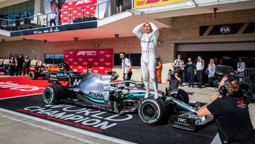 HAMILTON Lewis (gbr), Mercedes AMG F1 GP W10 Hybrid EQ Power+, portrait during the 2019 Formula One World Championship, United States of America Grand Prix from november 1 to 3 in Austin, Texas, USA - Photo Antonin Vincent / DPPI
03/11/2019 ONLY FOR USE IN SPAIN