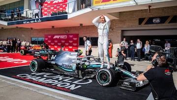 HAMILTON Lewis (gbr), Mercedes AMG F1 GP W10 Hybrid EQ Power+, portrait during the 2019 Formula One World Championship, United States of America Grand Prix from november 1 to 3 in Austin, Texas, USA - Photo Antonin Vincent / DPPI
 
 
 03/11/2019 ONLY FOR USE IN SPAIN