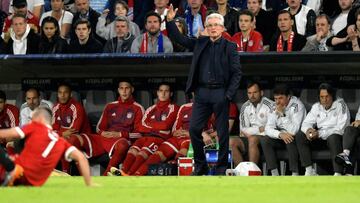 Heynckes durante el partido de ida.