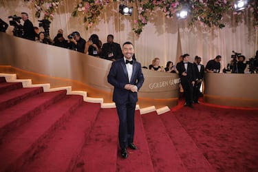 Denny Directo a su llegada a la alfombra roja.