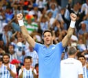 Del Potro remonta un 2-0 a Cilic y mantiene vivo el sueño