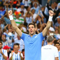 Del Potro remonta un 2-0 a Cilic y mantiene vivo el sueño