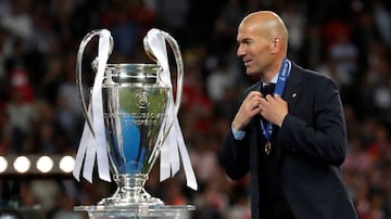 La carrera de Zidane como entrenador del Real Madrid terminó o quizá simplemente entró en pausa con un nuevo título en la Champions League. Un doblete de Gareth Bale y el entrenador francés levantó su tercer trofeo de manera consecutiva, justo antes de anunciar su renuncia.  