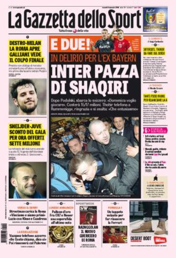 Portadas de la prensa deportiva