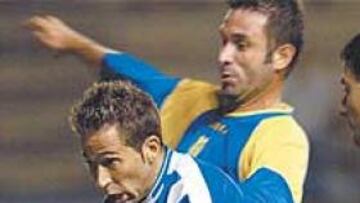 <b>EL DE SIEMPRE</b>. Tamudo regresaba ayer y, como de costumbre, marcó un gol. Es el alma de este nuevo proyecto de Miguel Ángel Lotina.