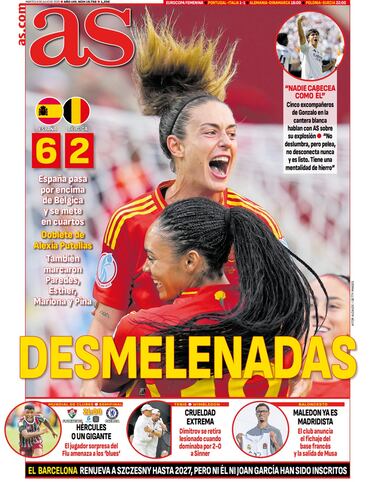 Las portadas de AS de julio